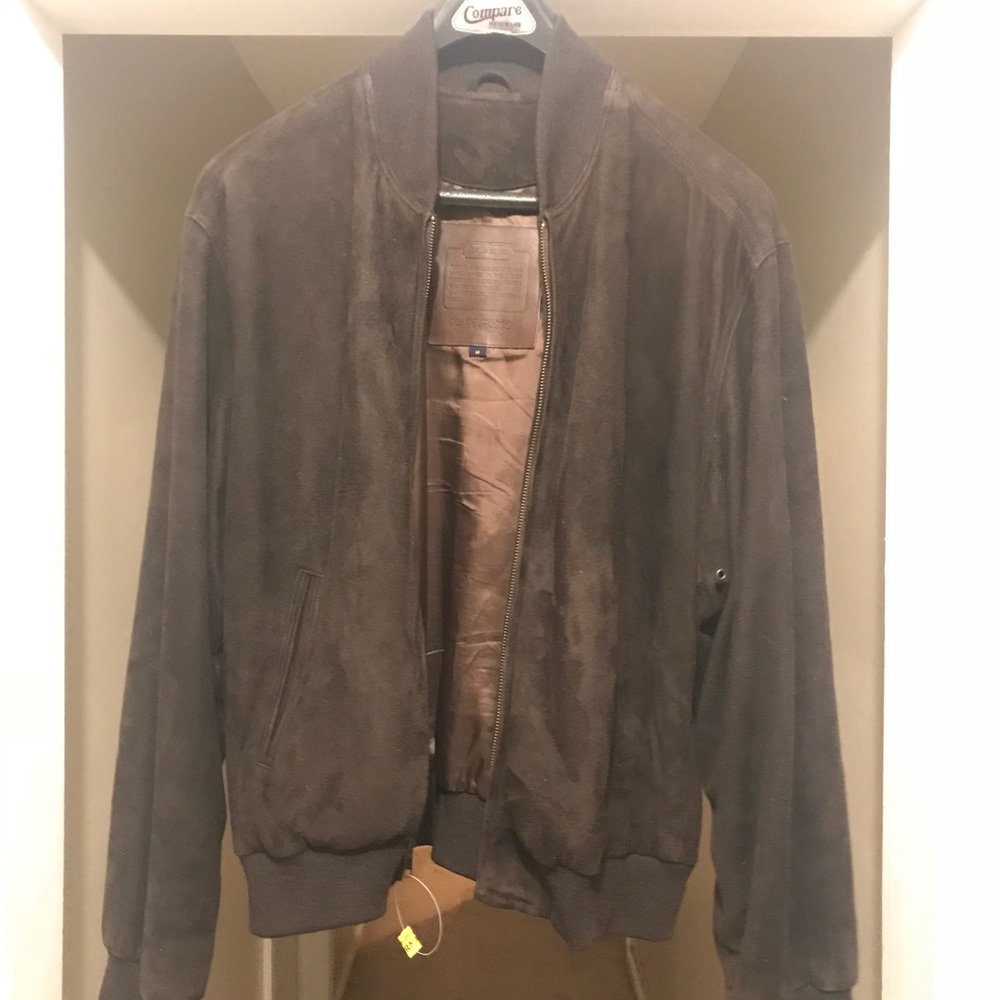 Coach suede bomber